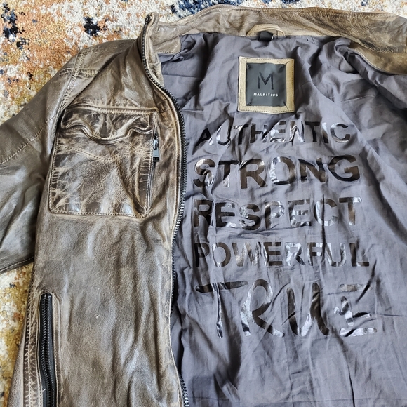 MAURITIUS Cove‎ Leather Jacket - Picture 3 of 15